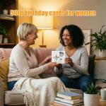 Fifty & Fabulous Birthday Card for Her