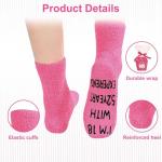 Funny 70th Birthday Fluffy Socks for Women