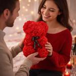 Red Rose Teddy Bear for Mum – Sweet Keepsake