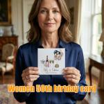 Fifty & Fabulous Birthday Card for Her