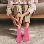 Funny 70th Birthday Fluffy Socks for Women