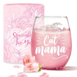 Cat Mama Wine Glass - Perfect Gift for Cat Lovers