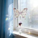 60th Birthday Butterfly Crystal Suncatcher for Her