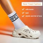 Cute Wifey Bride Socks for Bachelorette Parties