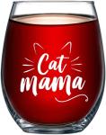 Cat Mama Wine Glass - Perfect Gift for Cat Lovers