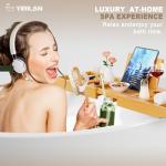 Expandable Bathtub Tray Caddy for Perfect Relaxation