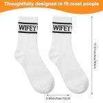 Cute Wifey Bride Socks for Bachelorette Parties