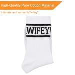 Cute Wifey Bride Socks for Bachelorette Parties