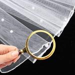 Bridal Pearl Veil for Weddings and Parties