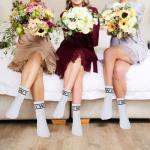 Cute Wifey Bride Socks for Bachelorette Parties