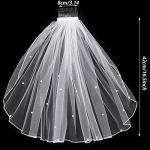 Bridal Pearl Veil for Weddings and Parties
