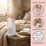 QBEJIME Gifts For Mum, Hand-Painted Mother Daughter Figurine, Mothers Day Mum Gifts, Mum's Birthday Gift From Daughter, Presents For Mummy On Christmas, Valentine's Day, Mother's Day