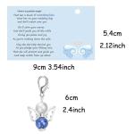 Something Blue for Bride to Be on Wedding Gifts Card Bridal Angel Bouquet Garter Charm Gift Card for Daughter on Wedding Day, from Mom Dad Grandma Sister Friends