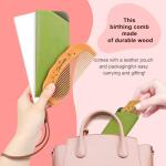 Personalised Birthing Comb for Labour, Custom Wooden Birth Comb for Pain Relief, Labour/Postpartum Essentials, Gifts for Pregnant Women (Design 2)