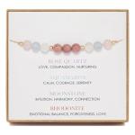 Qylazune Mothers Day Pregnancy Gifts Rainbow Moonstone Adjustable Bracelet Pink Gift Box For Christmas Birthday Mother'S Day Gift For Mum To Be Mummy To Be New Mum First Time Moms Pregnant Women
