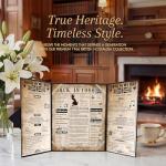 back in 1966 60th Birthday Gifts for Men & Women - 60th birthday Card for Dad,Husband,Mum,Wife - 60 Year Old Decorations - Black Tri-Fold Greeting Card - Perfect 1966 Poster Gift Ideas