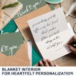 30Pack 350GSM | Thank You Cards with Envelopes & Seal Stickers,Blank Thank You Notes for Wedding,Baby Shower,Bridal Shower,Graduation,Business,Teacher Appreciation Gifts 3.5x5 inches(Forest Green)