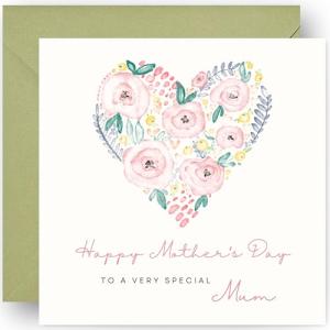 Floral Mother's Day Card for Best Mum