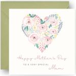 Floral Mother's Day Card for Best Mum