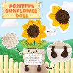 Sunflower Crochet 70th Birthday Gift for Her