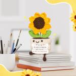 Sunflower Crochet 70th Birthday Gift for Her