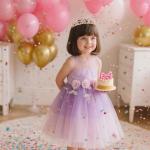 Wanciler Purple Crystal Tiara for Women