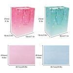 2 Pack Colorful Gift Bags with Tissue Paper