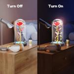 Forever Glass Flowers Gift for Mom and Grandma