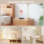 Forever Glass Flowers Gift for Mom and Grandma