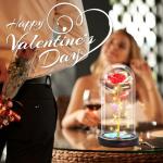 Forever Glass Flowers Gift for Mom and Grandma