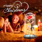 Forever Glass Flowers Gift for Mom and Grandma