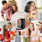 Forever Glass Flowers Gift for Mom and Grandma