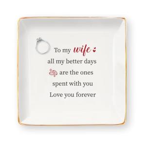 Funny Trinket Dish for Wife's Special Occasions