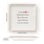 Funny Trinket Dish for Wife's Special Occasions