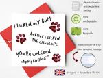 Funny Birthday Card for Dog Owners