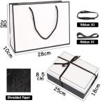 Stylish Gift Box Set with Ribbon and Card