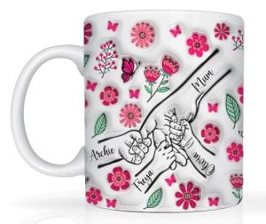 Personalized Mummy Mug with Kids' Names