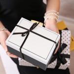 Stylish Gift Box Set with Ribbon and Card