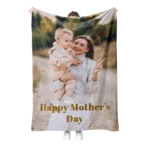 Custom Photo Blanket – Soft & Cozy Gift