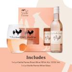 Luxury Rosé Wine Gift Set with Elegant Tumbler