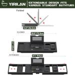 Expandable Bamboo Bath Tray for Couples and More