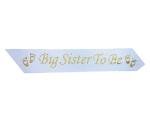 Big Sister to Be Satin Sash - 3 Colors