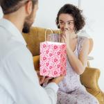 Valentine's Day Heart Gift Bags - Set of 4