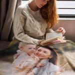 Custom Photo Blanket – Soft & Cozy Gift