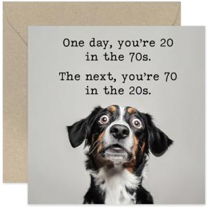 Funny 70th Birthday Card - '70 in the 20s