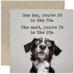 Funny 70th Birthday Card - '70 in the 20s