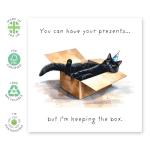 Funny Birthday Card – Black Cat Party Card