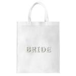 Blue Planet Pearl Bride Tote Bag for Parties