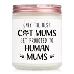 Funny Cat Mum Candle Gift for Expecting Moms