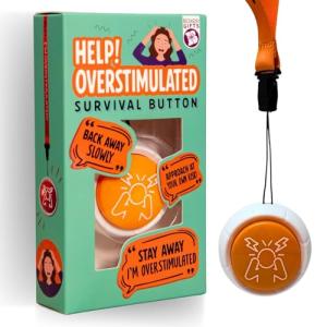 Funny Survival Button Gift for Women and Moms